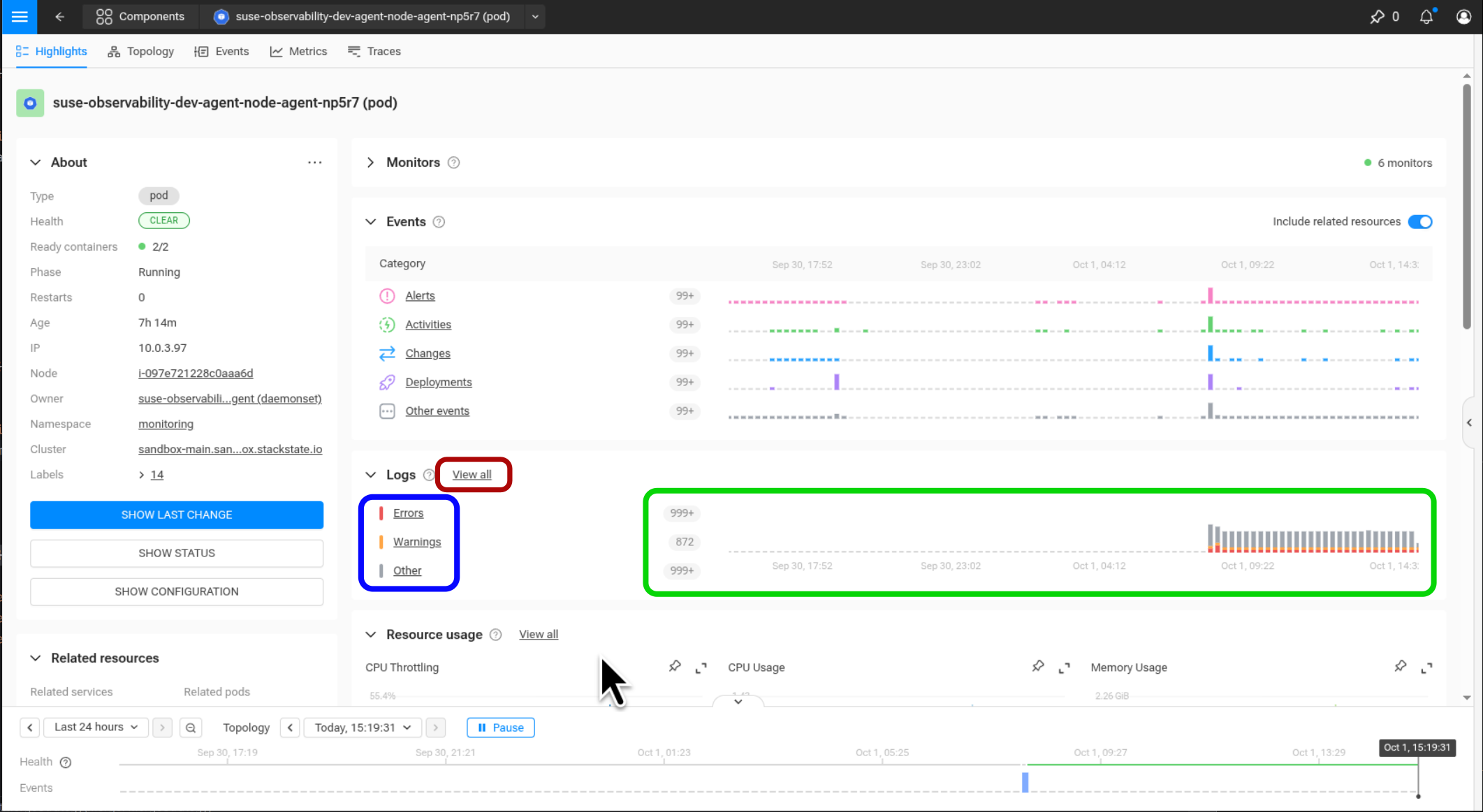 Kubernetes-Pod-Ansicht
